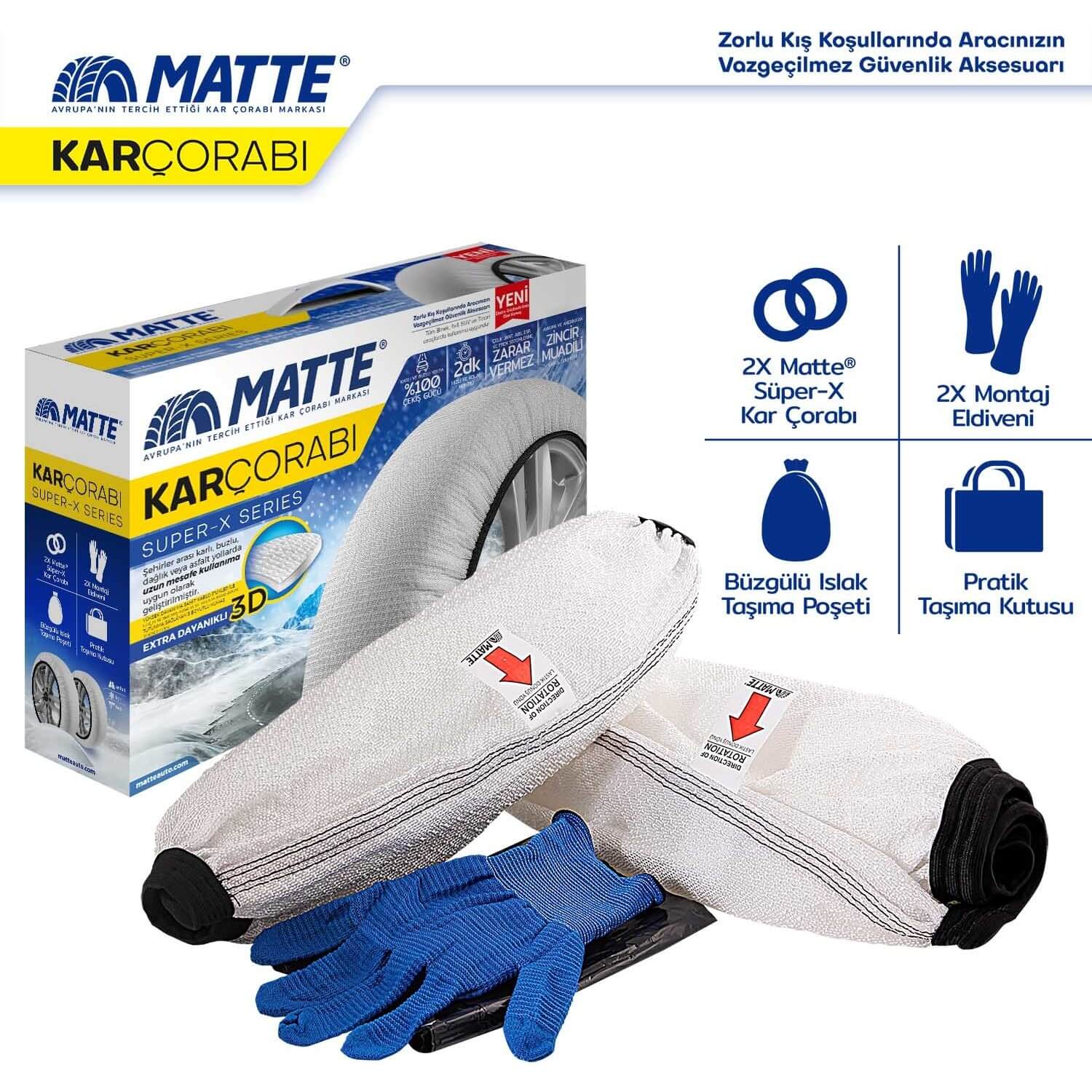 Matte Kar Çorabı - Superx Series